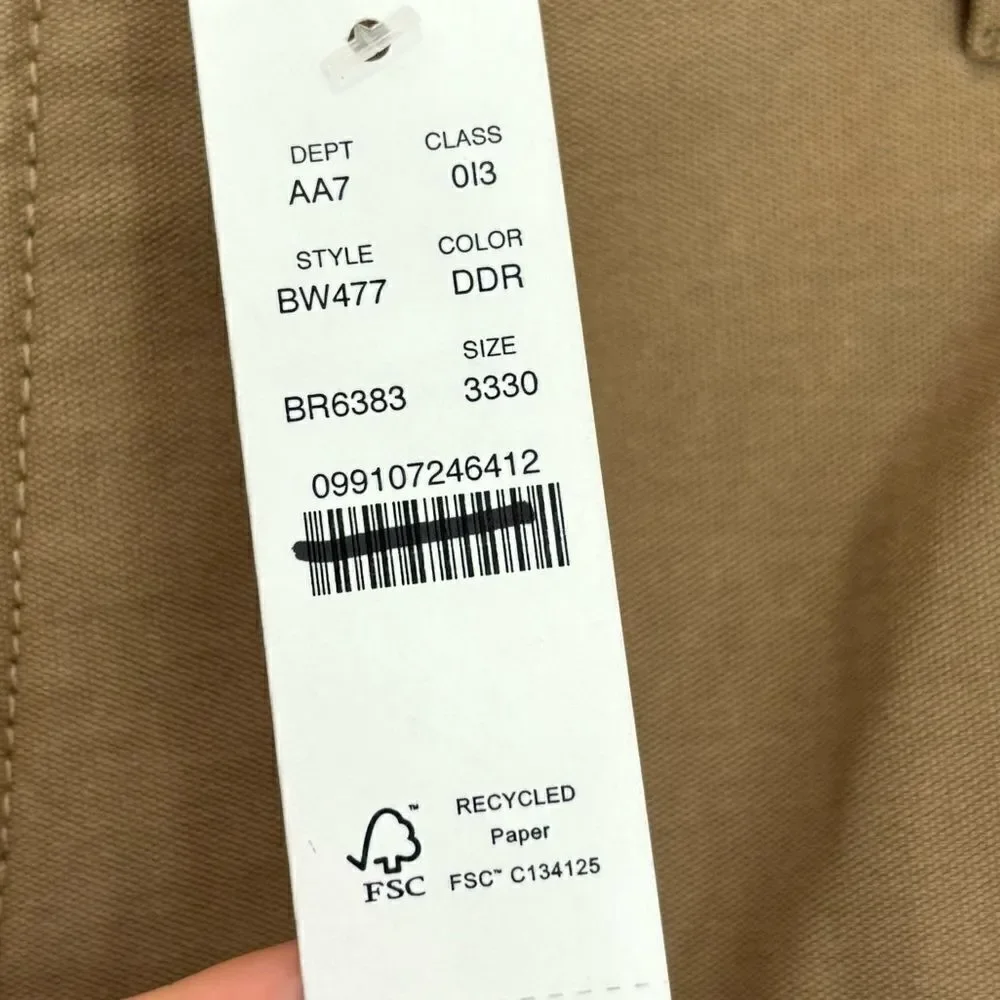 NWT J. Crew 770™ straight-fit five-pocket midweight tech pant 33/30 and 33/34